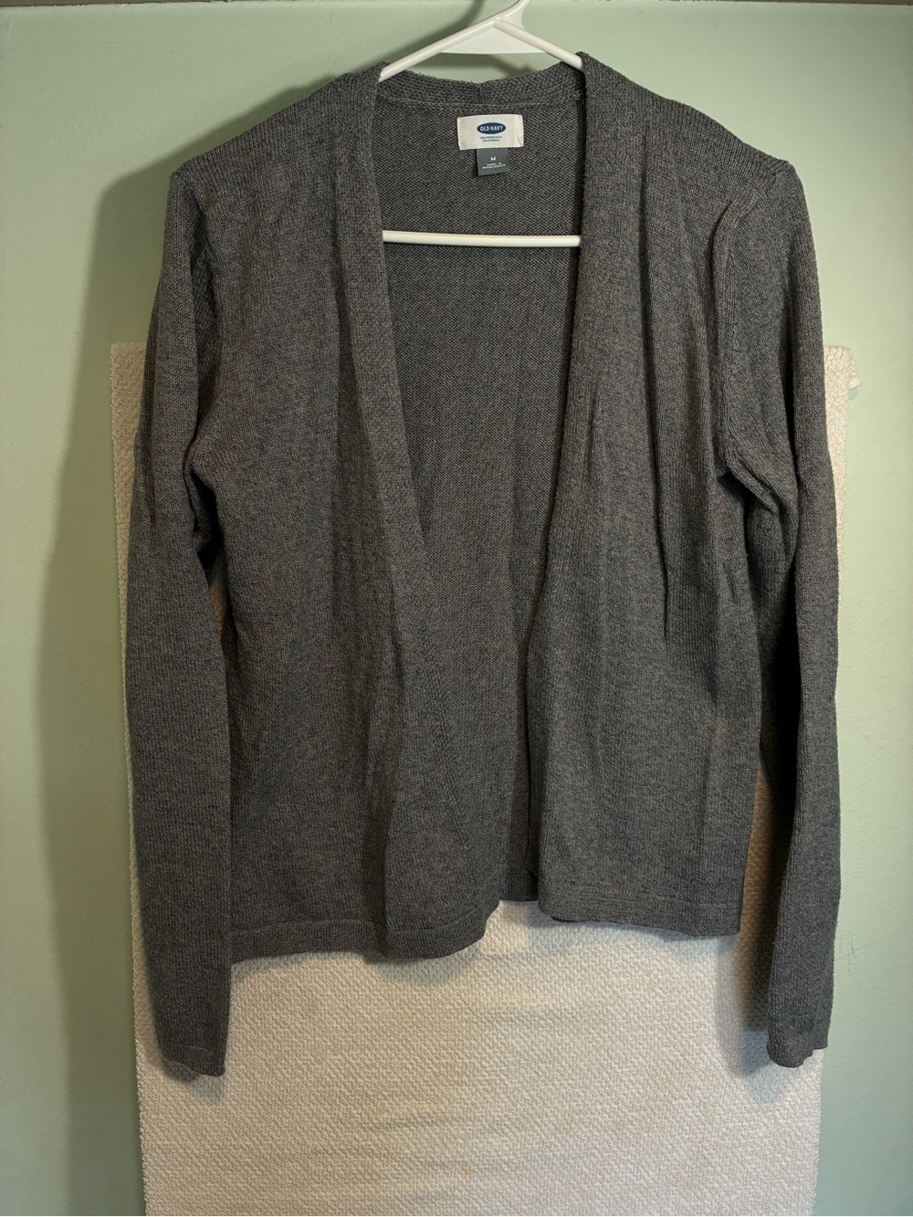 Old Navy Women's Open-Front Charcoal Gray Cardigan